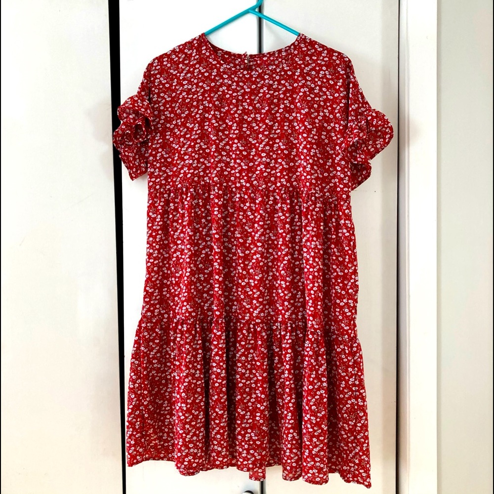 Red sun dress - in good condition!